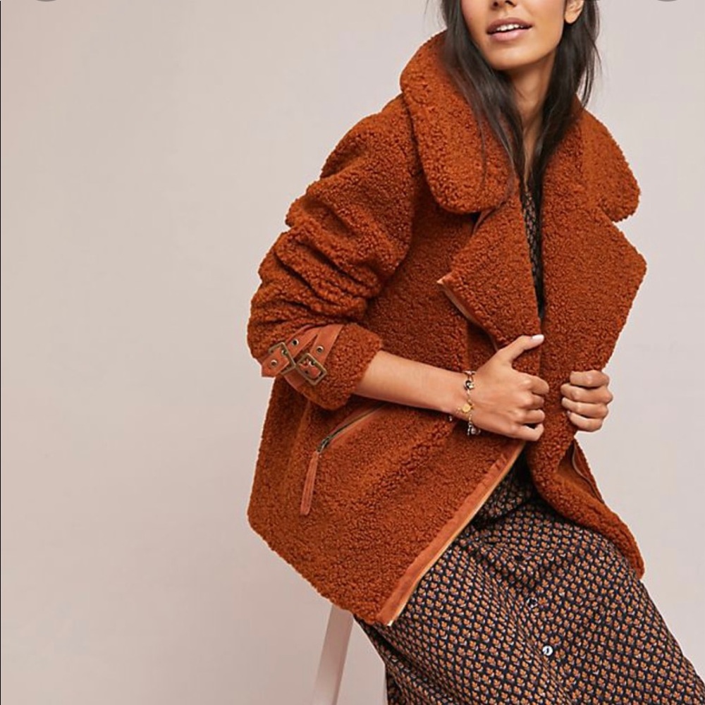 Anthropologie Marrakech Sherpa Jacket